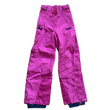 Vintage Patagonia Damen Ski Schnee Hose UK10 US6 Magenta Fuchsia 90er Retro Neu ohne Etikett