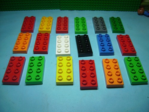 Lego duplo flache steine - 18,