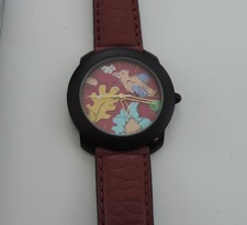 Armbanduhr United Colors of Benetton by Bulova - rotbraun - Lederarmband