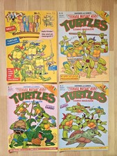 TURTLES -3  Comic Hefte - Heft Nr. 10 ,11, 17 + SchnippSchnapp 1 "TURTLES -Bild"