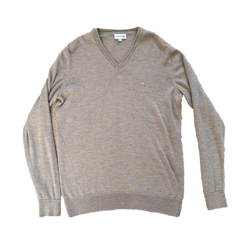 Lacoste beige ausschnitt - lacoste, v-ausschnitt