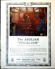 Antik Druck Äolischer Gesang