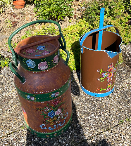 Milchkanne aus metall - aus,