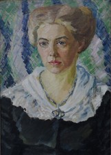 Junge Frau Impressionist