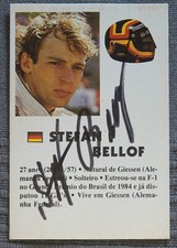 Autogramm Stefan Bellof auf Pocketkalender 1985 Hockenheim
