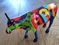 Cowparade Sammlerkuh "Art of America" by Cynthia  S. Hudson, Sammlerstück OVP