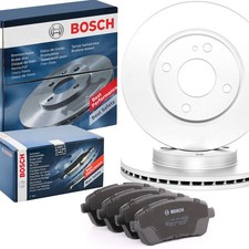 BOSCH Bremsenset Vorne Bremsscheiben Beläge Satz für FORD Fiesta Mk6 Kastenwagen