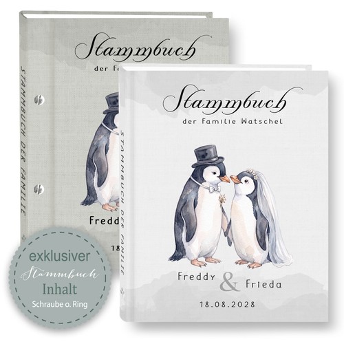 Stammbuch der familie pinguini - familie,