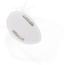 Vintage TONA Floral FEATHER Rosen Veil 50s PILLBOX Hütchen Fascinator Rockabilly