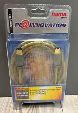 Hama 6-pol. Stecker IEEE 1394 FireWire Verbindungskabel 2m *** NEU & unbenutzzt