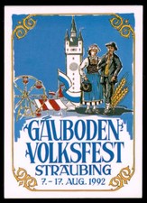 Souvenir Aufkleber - Straubing