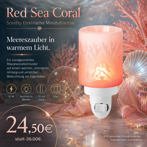 Scentsy red sea coral - red,