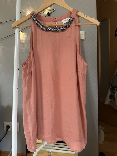 Vila top bluse - top, orange
