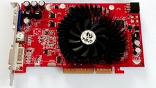 AGP Grafikkarte Palit, ATI Radeon X800 GTO, 256 MB GDDR3, VGA DVI TV, gebraucht