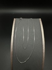 Kette 925 Halskette 45cm STERLING SILBER  Modern Elegant Design Anker