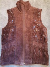 Damen Weste echtes Leder