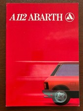 Prospekt / brochure Lancia Autobianchi A112 Abarth MY 1979