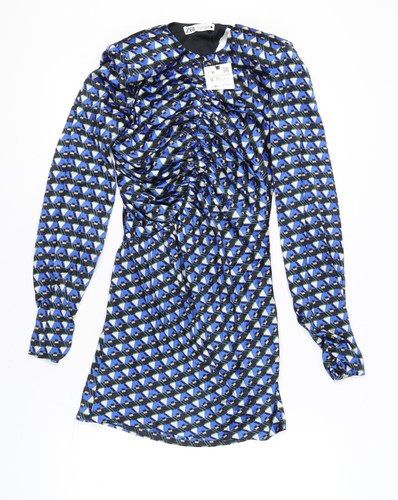 Zara damen etuikleid blau - zara, s