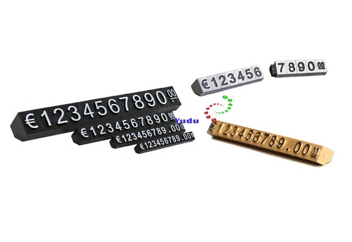 Set steckpreisschilder - set,