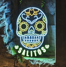 SALITOS LED Neon Sign Skull