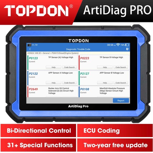 Hot topdon artidiag pro - topdon, profi
