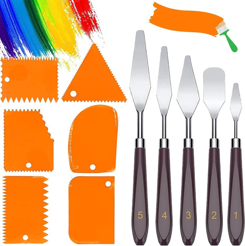 Strukturpaste spachtel set 11 - strukturpaste,,