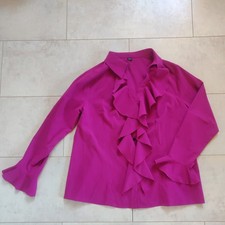 Leichte pink Buse mit Rüschen