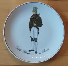Sächs. Bergmann in Parade Bergbau Bergwerk Sammelteller Wandteller Porzellan