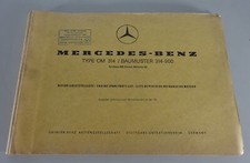 Teilekatalog Mercedes Motor OM 314 BM 314.900 für Claas MD Consul / Mercator 50