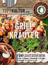 Topfkultur Saatscheiben GRILL-KRÄUTER- SAATSCHEIBEN SET- 18160