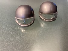 PLAYMOBIL 2x Helm grau mit Visier Brille Zubehör Pilot Skifahrer Motorrad