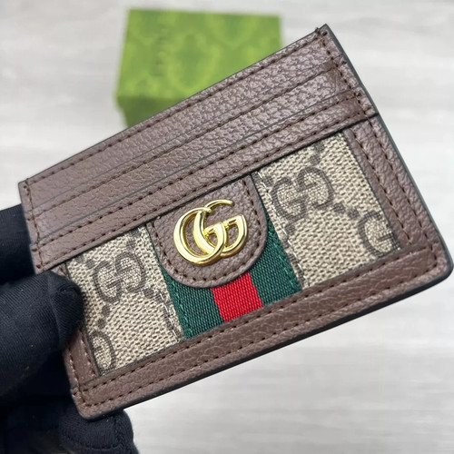 Gucci kartenetui aus canvas - aus,