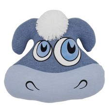 Kuschelkissen ESEL - blau-grau