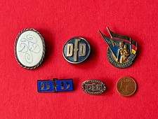 5 x DDR Abzeichen mit Brosche