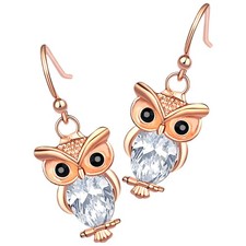  1 Paar Eulen-Ohrringe für