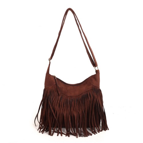 Wildleder schultertasche mit - wildleder-schultertasche,