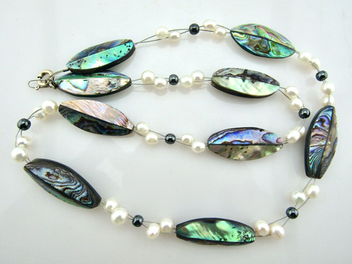 Paua muschel kette - paua,