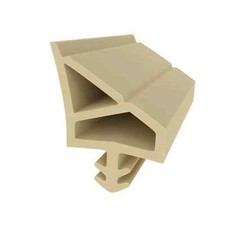 Holzzargendichtung mit 12 mm Falzbreite | 4 mm Nut | Türdichtung | Gummidichtung