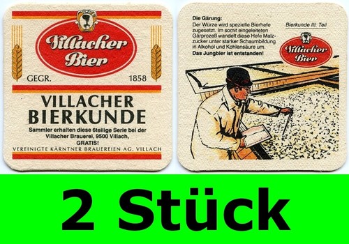 Stück bierdeckel villacher - stück,