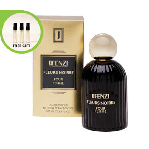 Jfenzi fleurs noires - fleurs,