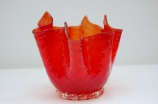Murano glass large fazzoletto - murano,
