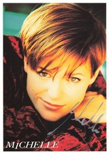 Michelle, Originalautogramm, alte Autogrammkarte, "Wer Liebe lebt"