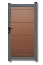 WPC Tür Aluminium Gartentür