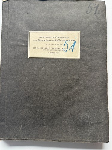 Hugo helbing auktionskatalog - hugo,