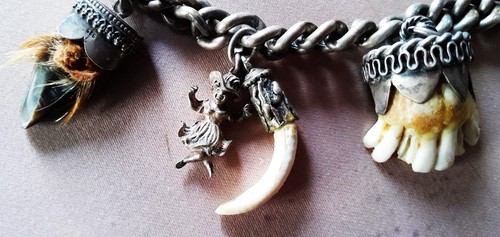 Schöne charivari kette mit - schöne, charivari-kette