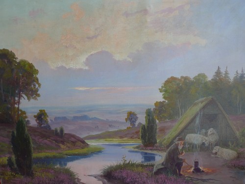 Schönes altes gemälde - schönes,,