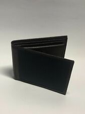 Münzsortier Geldbeutel Kunstleder (braun-blau)