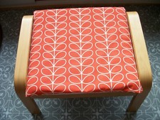  IKEA ALME POANG FUSSHOCKER NUR ABDECKUNG@ ORLA KIELY @ STIEL TOMATENROT