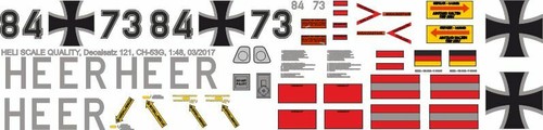 Decal 218 sikorsky - 218, ch-53g