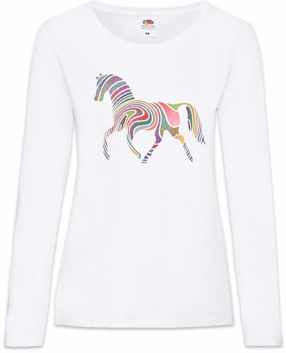 Colored horse damen - colored, langarm